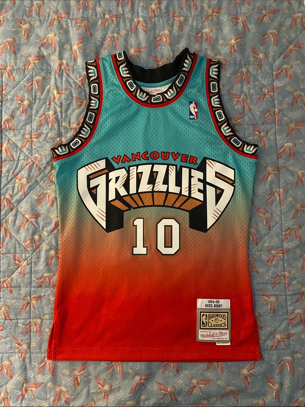 Vancouver grizzlies jersey
